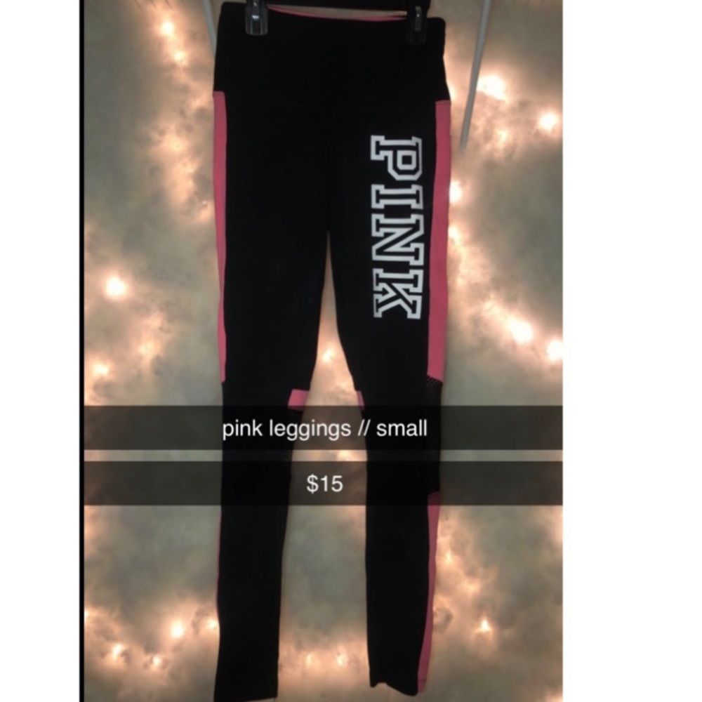 pink leggings